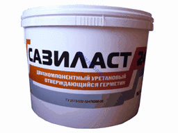 Сазиласт 24 компонент 1 - герметик  (16,5 кг) белый