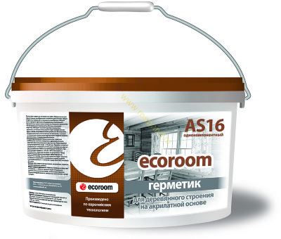 Герметик ECOROOM AS 16 для деревянного строения