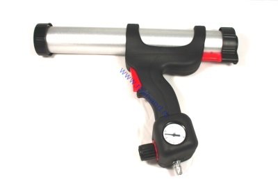 Пневматический пистолет для герметика 600мл., с датчиком давления