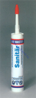 Bau Master Sanitar - герметик  (310 мл) белый